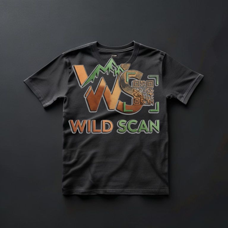 Maglia Copper charcoal con logo WS monogram rame su grigio scuro