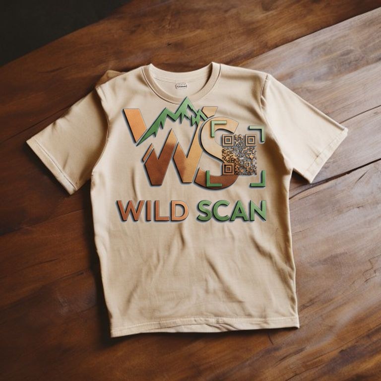 Maglia Monogram sabbia con logo WS rame e verde bosco